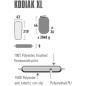 Preview: High Peak Kodiak XL 41131, Camping-Matte (schwarz)
